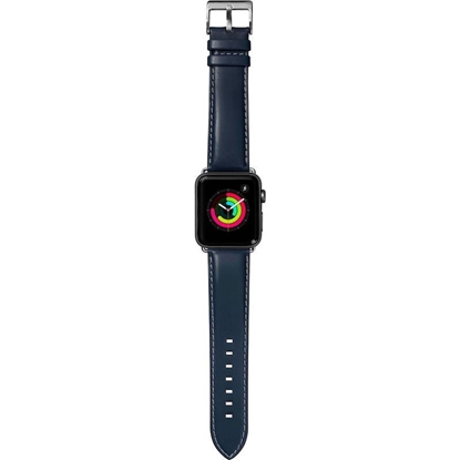 Attēls no Dirželis LAUT Oxford Apple išmaniajam laikrodžiui 42mm, natūralios odos, mėlynas