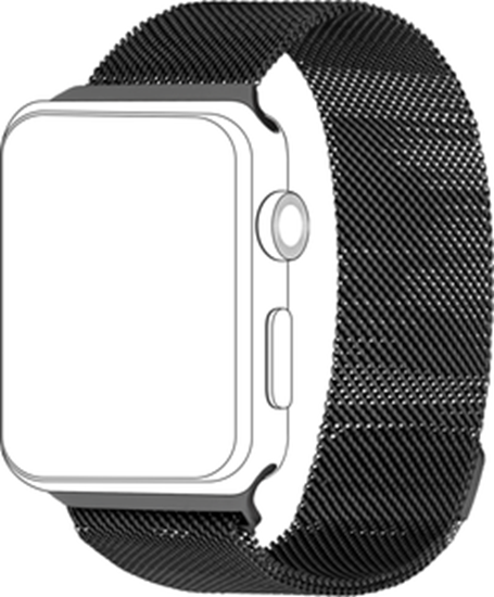 Picture of Dirželis TOPP Mesh Apple išmaniajam laikrodžiui, 42/44mm, juodas