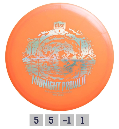 Picture of Diskgolfo diskas Midrange Driver C-LINE Midnight Prowl 2 Meta Kyle Klein Orange