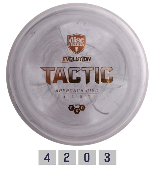 Изображение Diskgolfo diskas Midrange Driver HARD EXO TACTIC Evolution Grey