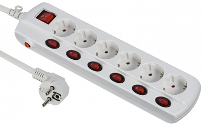 Picture of Electraline 62503 Multisocket 6P 1.5m