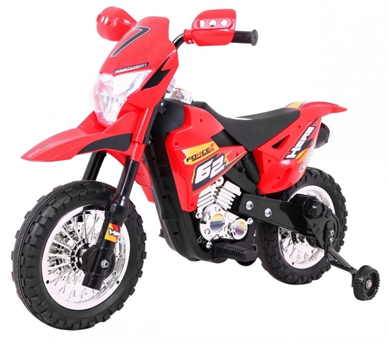 Изображение Elektrinis motociklas CROSS, raudonas