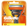 Изображение Gillette Gillette Fusion5 12 Skustuvo Vyrams Peiliukai