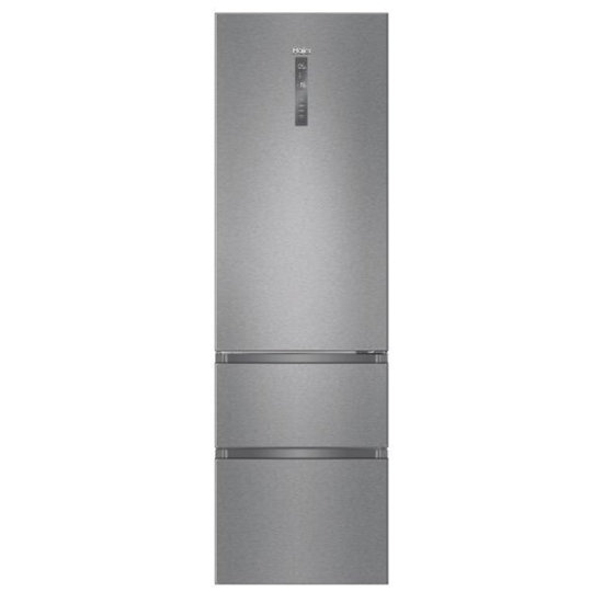 Изображение Haier A3FE737CMJ fridge-freezer Freestanding 350 L E Stainless steel