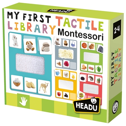 Изображение Headu HEADU Montessori My First Tactile Library educative game