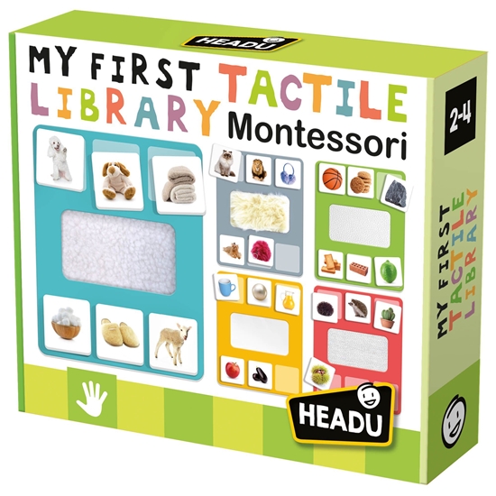 Изображение Headu HEADU Montessori My First Tactile Library educative game