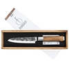 Picture of Japoniško plieno peilis STYLE DE VIE Olive Forged, Santoku, 14 cm