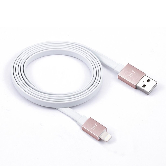 Изображение Just Mobile AluCable Flat - Flat charge and sync cable Lightning