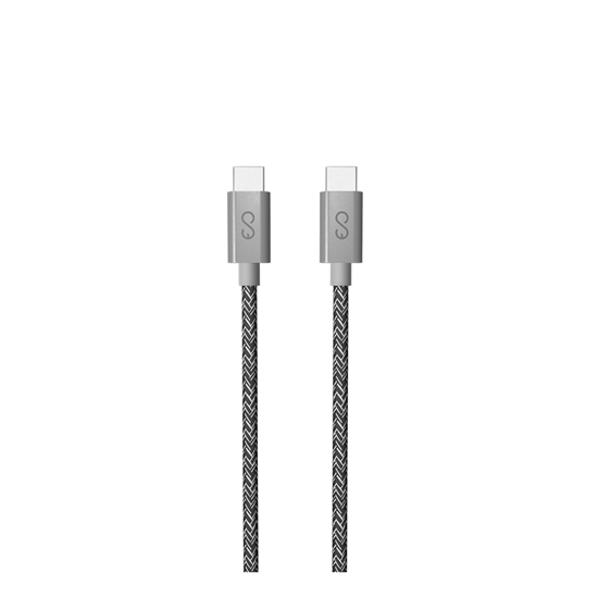 Изображение Kabelis Epico USB-C TO USB-C 60W, 1.8 m, pilka