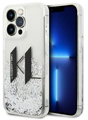 Изображение Karl Lagerfeld KLHCP14LLBKLCS Back Case for Apple iPhone 14 Pro