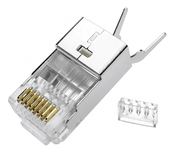 Picture of Konektors RJ45 easy ekranēts STP FTP CAT7 CAT6A LAN kabelim