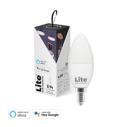 Attēls no Lite bulb moments white & color ambience (RGB) E14 bulb - Single Pack