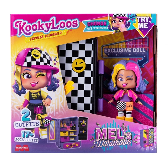 Изображение Magic Box KookyLoos Mel Szafa Zestaw, Figurka