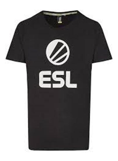 Изображение Marškinėliai ESL Classic XL, juodi