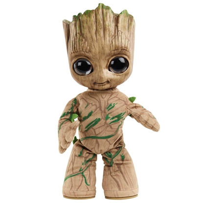 Изображение Mattel Marvel I Am Groot Groovin' Groot Feature Plush