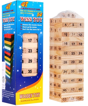 Attēls no Medinis žaidimas-Jenga Tower RA10861