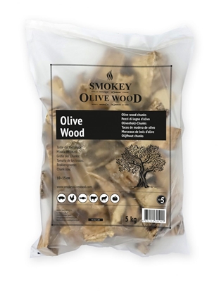 Изображение Medžio gabaliukai SMOKEY OLIVE WOOD Olive (Alyvmedis) No.5, 5 kg