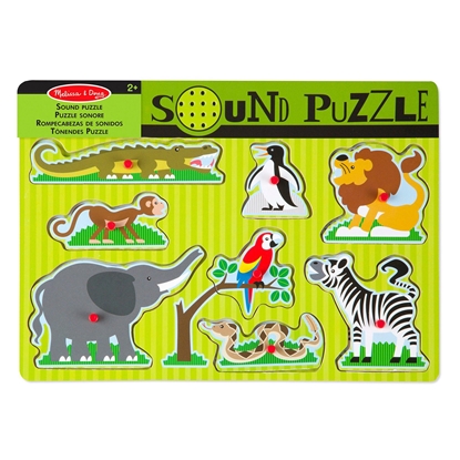 Picture of MELISSA & DOUG Dėlionė su garsais „Zoologijos sodas“