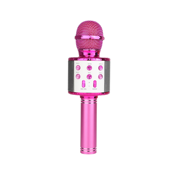 Изображение Mikrofonas MANTA MIC11-PK Bluetooth pink