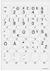 Picture of Minipicto keyboard sticker KB-EU-01GRY, grey/black