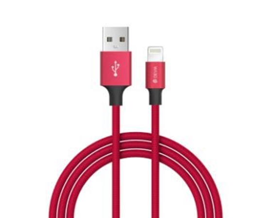 Picture of Mob.telefono kabelis Devia Pheez series USB-C TO Lightning cable 1M red