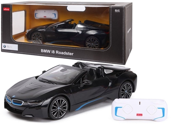 Picture of Nuotoliniu būdu valdomas automobilis BMW i8 Roadster, juodas