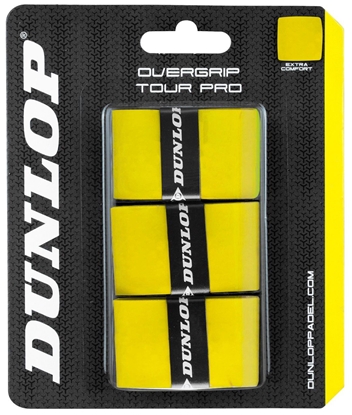 Attēls no Padel raketės virš. apvija TOUR PRO 3vnt. yellow