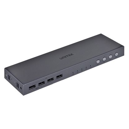 Attēls no Przełącznik Unitek 4K HDMI 2.0 4-in 1-out +USB (V306A)