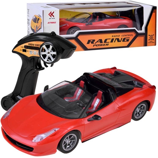 Picture of RacingPower nuotolinio valdymo sportinis automobilis, raudonas