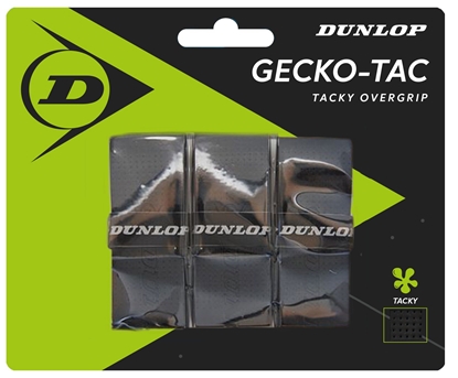 Attēls no Teniso raketės virš. apvija GECKO-TAC 3vnt. Black