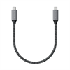 Изображение Kabel USB Satechi USB-C - USB-C 0.25 m Szary (ST-U4C25M)