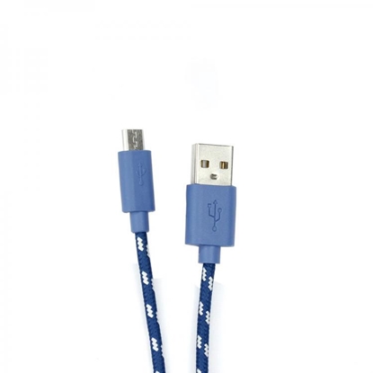 Изображение Sbox USB-1031BL USB->Micro USB 1M blue