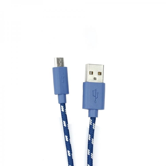 Picture of Sbox USB-1031BL USB->Micro USB 1M blue