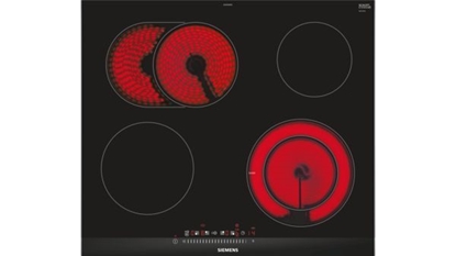 Attēls no Siemens ET675FNP1E hob Black, Stainless steel Built-in Ceramic 4 zone(s)
