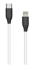 Изображение Silicone Cable USB Type C- Lightning, 2m (white)