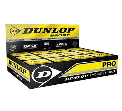 Изображение Skvošo kamuoliukas Dunlop PRO WSF/PSA 12-box