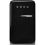 Изображение SMEG FRIDGE 50 STYLE BLACK FAB5LBL5