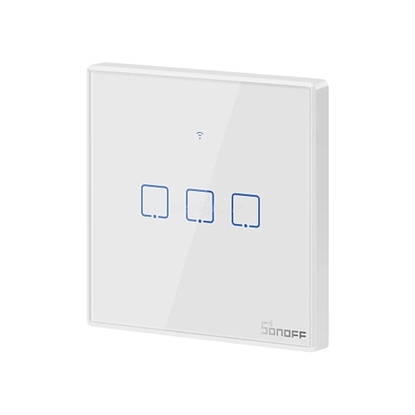 Attēls no SONOFF TX Smart Light Touch Switch T2EU3C, Wi-Fi, RF