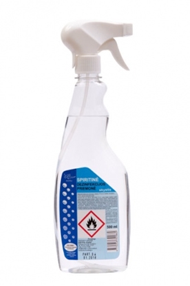 Attēls no Spirit disinfectant for surfaces, with spray, 500ml