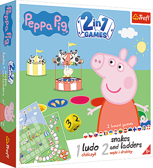 Изображение Stalo žaidimas TREFL PEPPA PIG 2 in 1