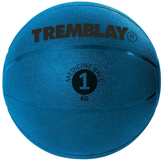 Изображение Svorinis kamuolys TREMBLAY Medicine Ball 1kg D17,5cm Blue mėtymui