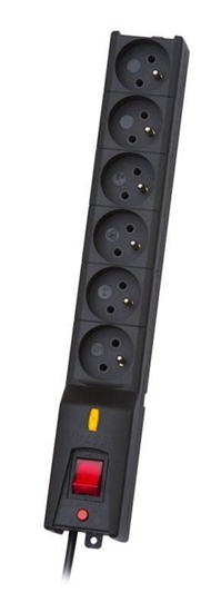 Picture of Ilgiklis LESTAR LX 610 G-A K.:CZ 3.0M power extension 5 m 230 AC outlet(s) Indoor Black