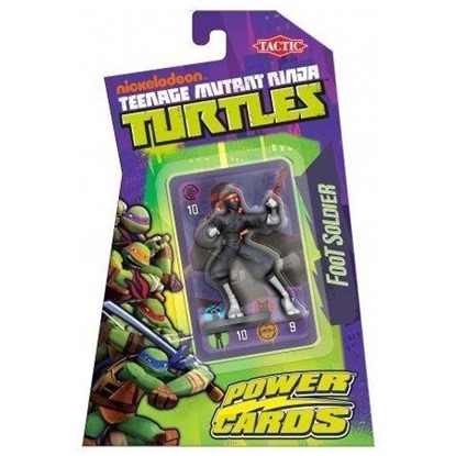 Изображение Tactic Turtles Power Cards with figures Foot soldier Card Game Dedicated (proprietary)