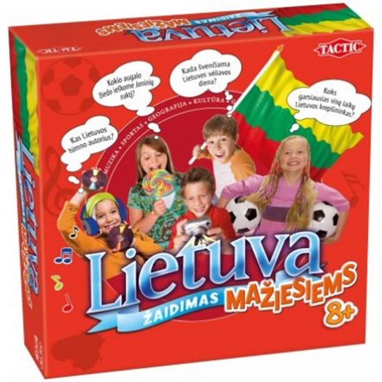 Picture of Tactic TACTIC Board game Lithuania Trivia Junior (In Lithuanian lang.)