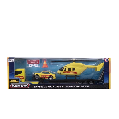 Attēls no Teamsterz TEAMSTERZ Die-cast playset Heli transporter, 26 cm