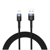 Picture of Tellur Data cable USB to Lightning LED, Nylon Braided, 1.2m black