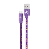 Picture of Tellur Graffiti USB to Type-C cable 3A 1m purple