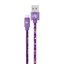 Attēls no Tellur Graffiti USB to Type-C cable 3A 1m purple