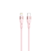 Picture of Tellur Silicone Type-C to Lightning cable PD30W 1m pink