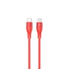 Изображение Tellur Silicone Type-C to Type-C cable PD60W 1m red